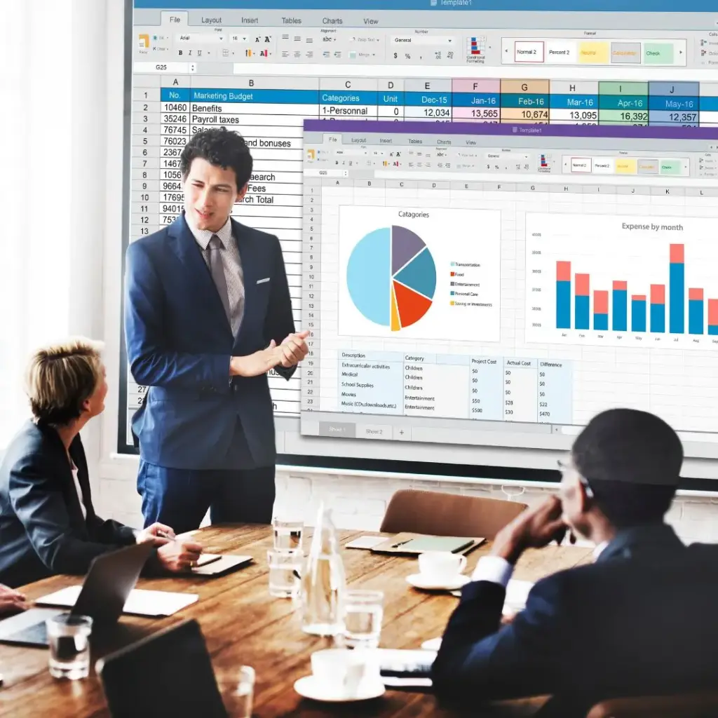 Utilizar folhas de cálculo no registo, análise e controlo de dados