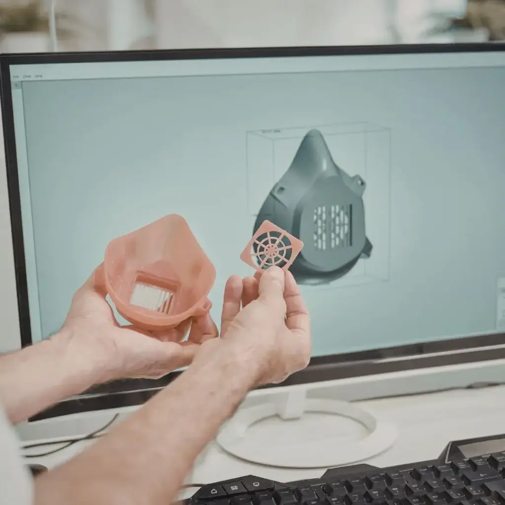 Modelar componentes em CAD 3D