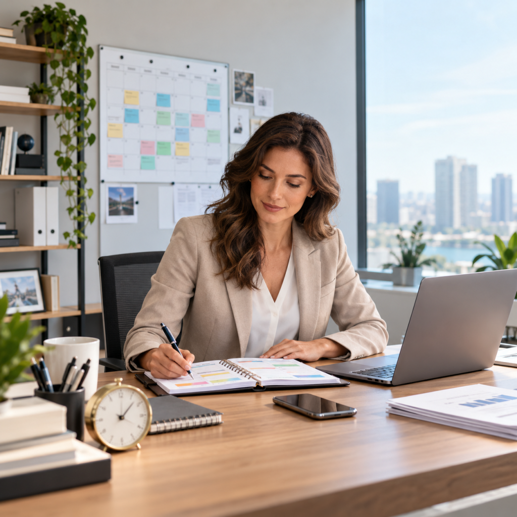 Gerir o tempo e organizar o trabalho em contexto empresarial